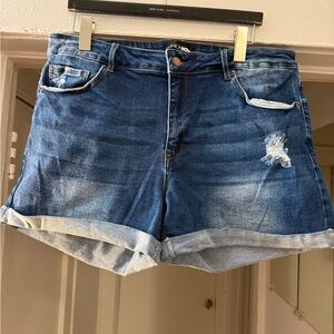 Denim Blue Women's Shorts (4)